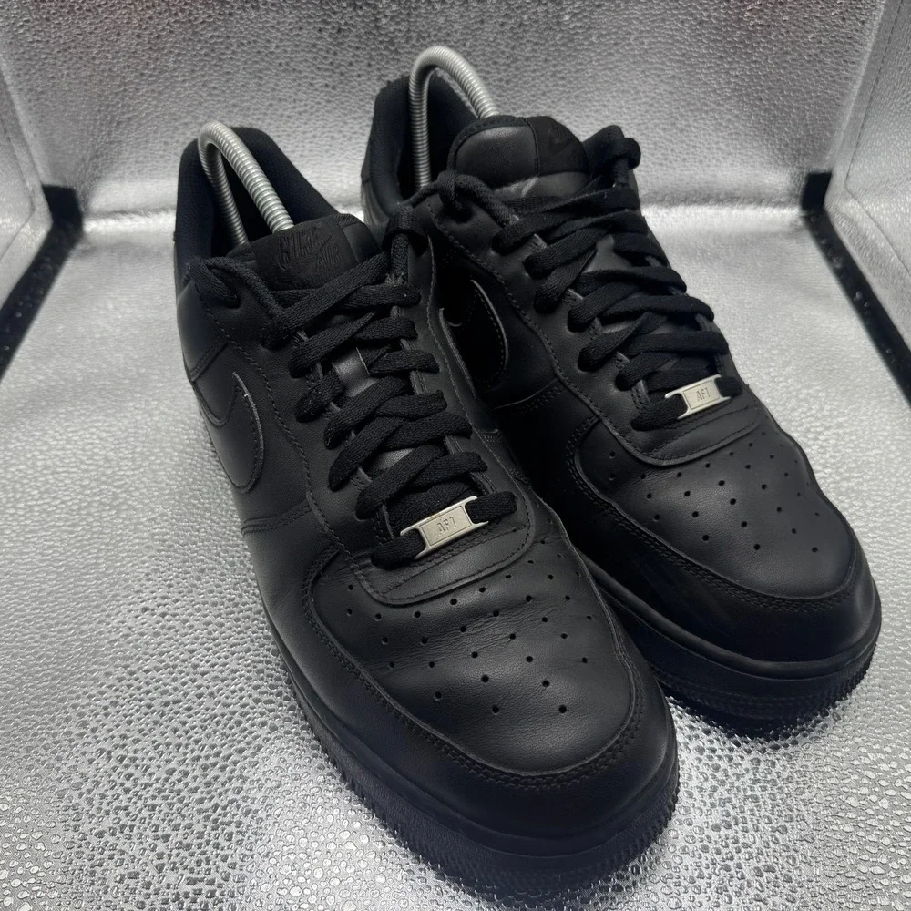 Size 14 Nike Air Force 1 '07 Triple Black Retro OG Mens Comfort Shoes CW2288-001